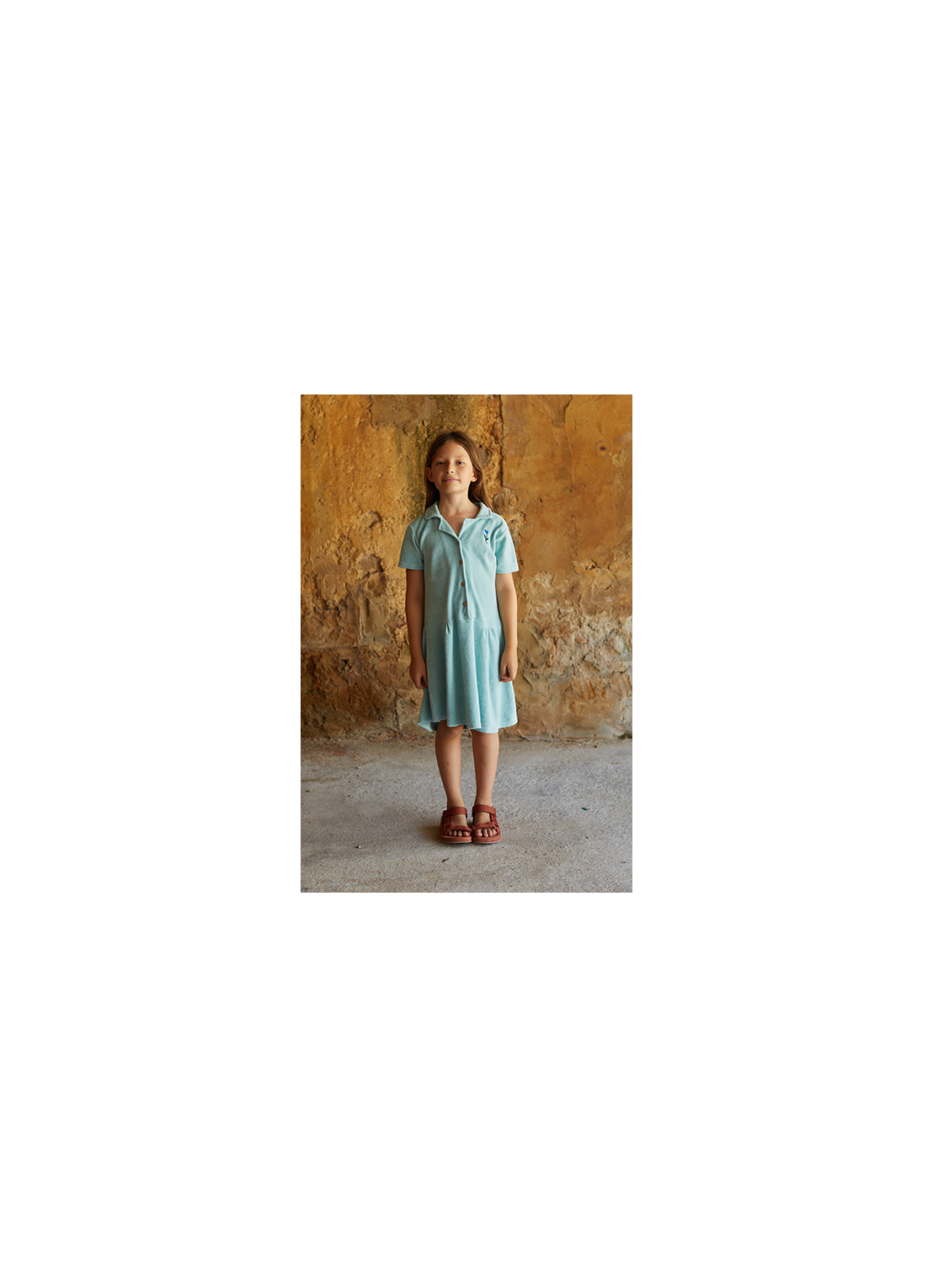 Kid  DRESS Girl- 100%  Cotton- Knitted