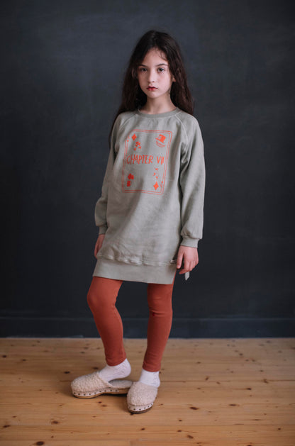 CHAPTER VII GREEN SWEATSHIRT DRESS