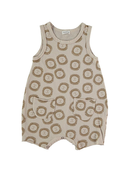 SUNS STONE PRINTED SUNLIGHT SUSPENSION JUMPSUIT