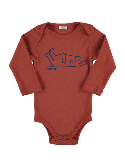 SIESTA RED LONG SLEEVE BODYSUIT