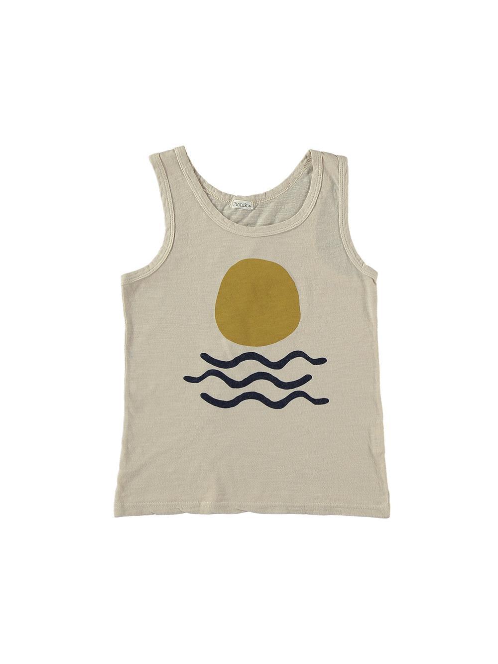 camiseta-tirantes-niño-estampado Sol y mar