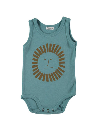 LIGHT BLUE SUN SUSPENDED BODYSUIT