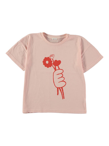 camiseta-manga-corta-rosa-niña