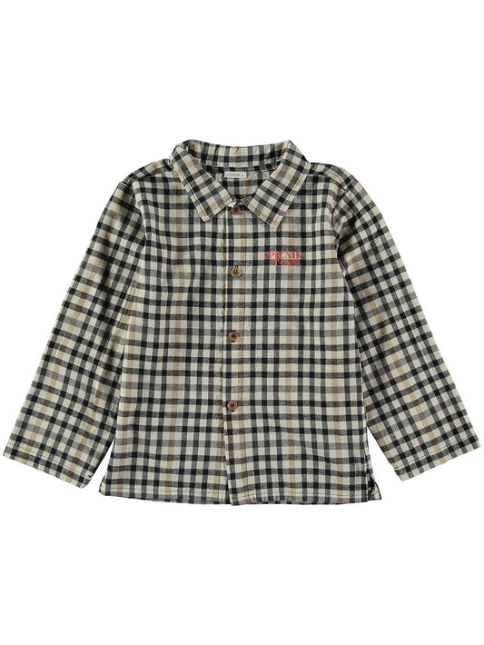 PICNIK TEAM EMBROIDERED CHECKED SHIRT