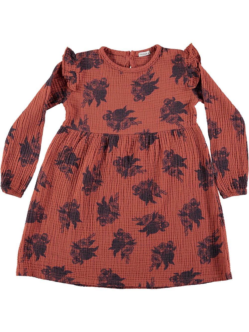 CALDERA OLD FLOWER PRINTED Ruffled Dress