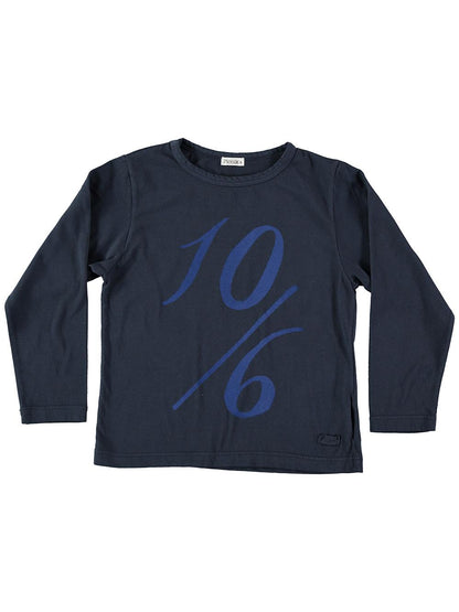 LONG SLEEVE T-SHIRT 10/6 NIGHT BLUE