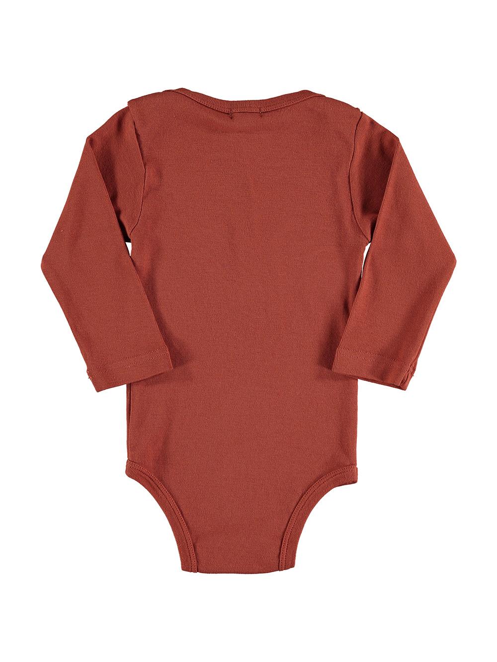 SIESTA RED LONG SLEEVE BODYSUIT