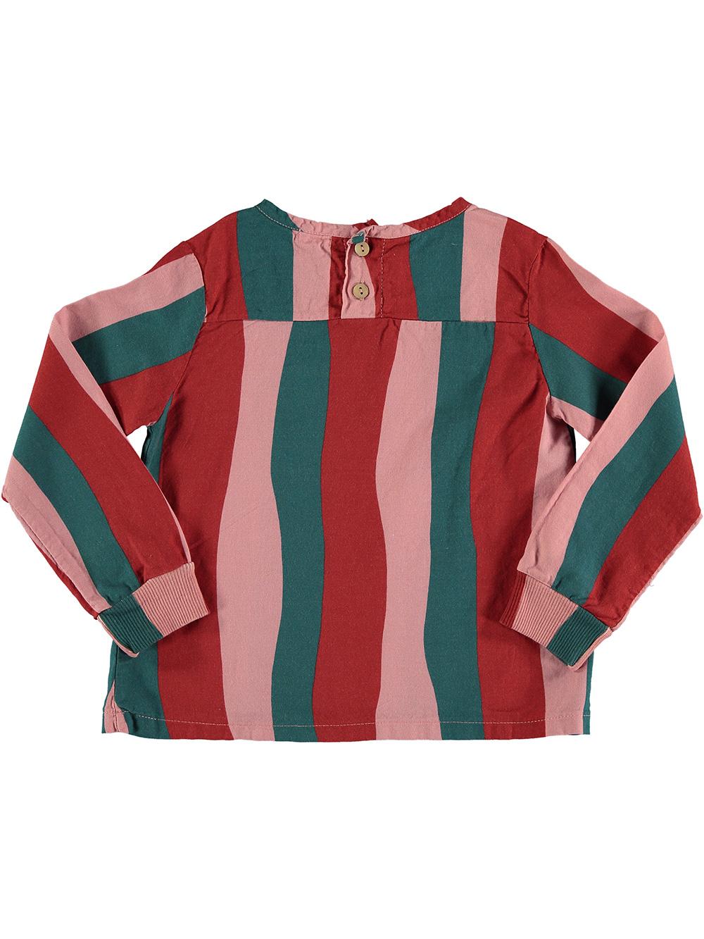 COLORFUL STRIPED LONG SLEEVE BLOUSE