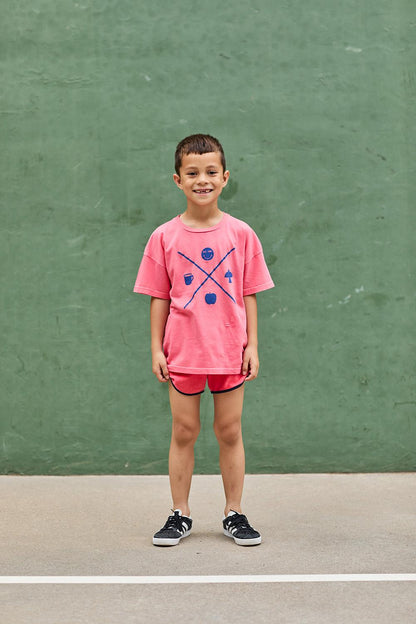 camiseta-manga-corta-fucsia-niño