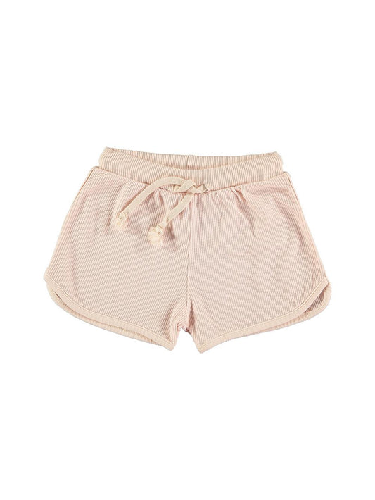 PALE PINK SHORTS WITH DRAWSTRING