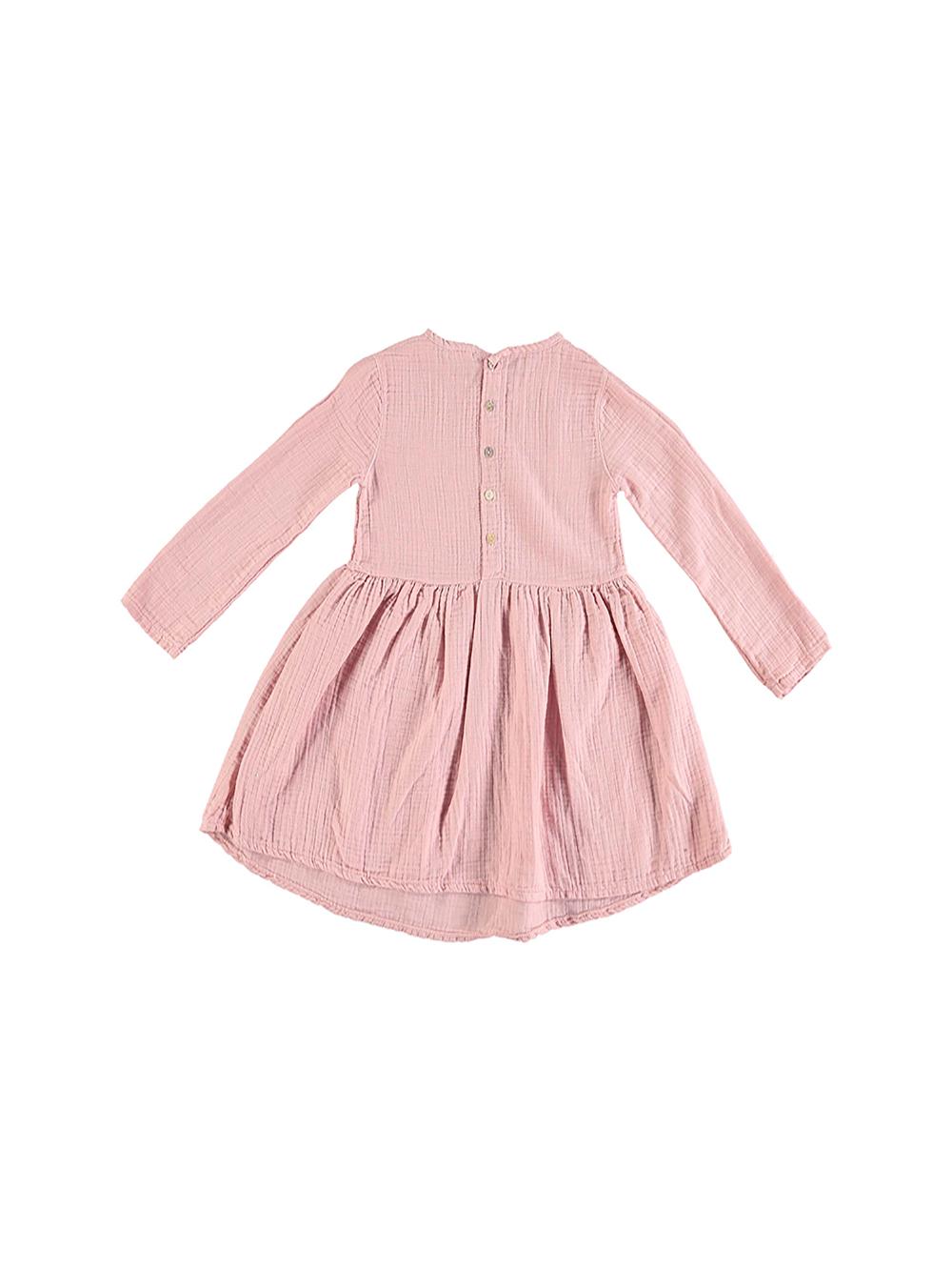 GOLDEN STAR EMBROIDERY PINK DRESS