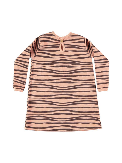 LIGHT PINK ZEBRA PRINT BABY DRESS