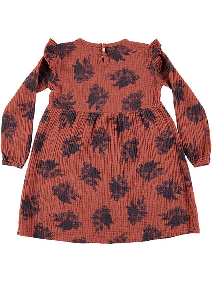 CALDERA OLD FLOWER PRINTED Ruffled Dress