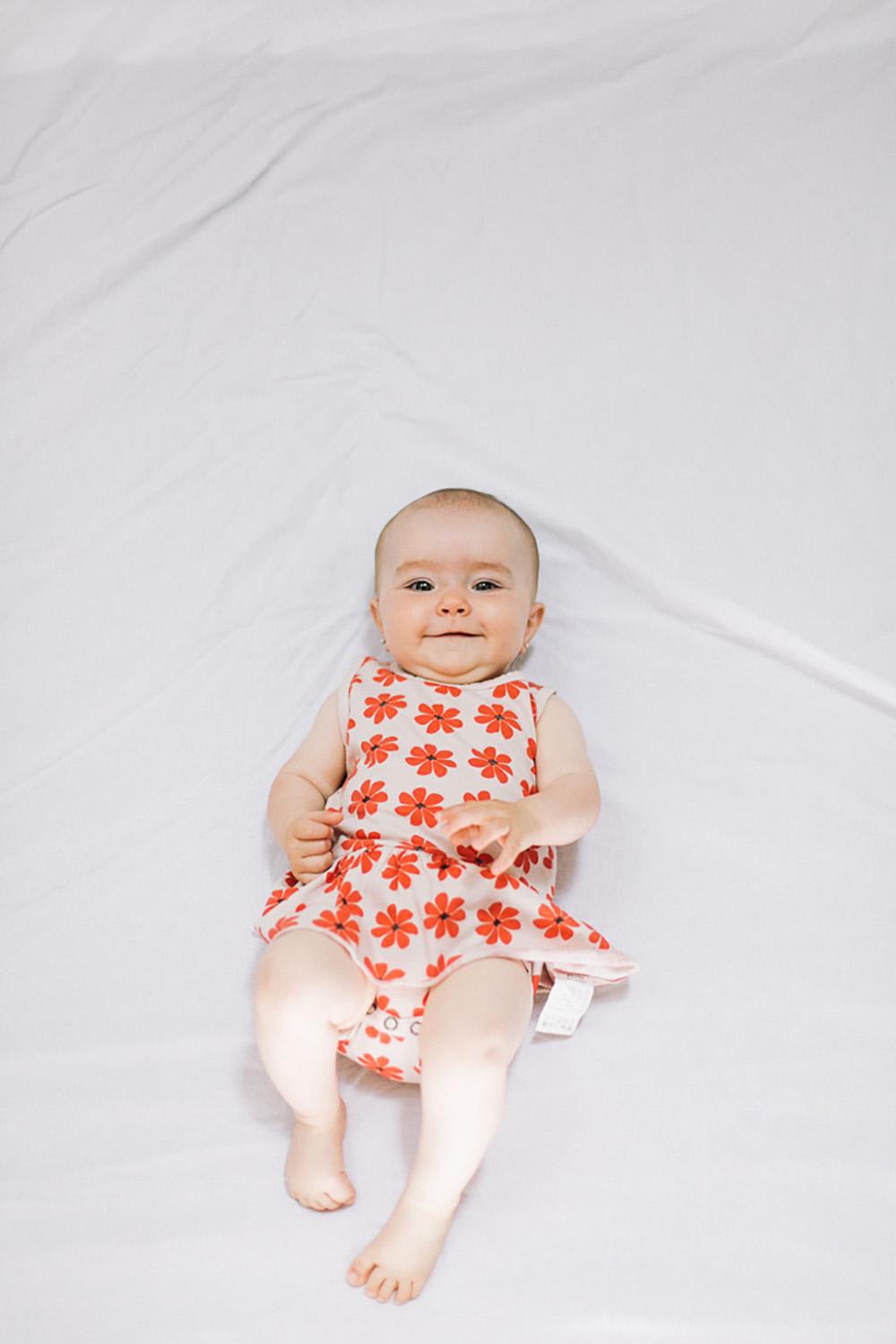 RED FLOWER PRINT STONE SKIRT BODYSUIT