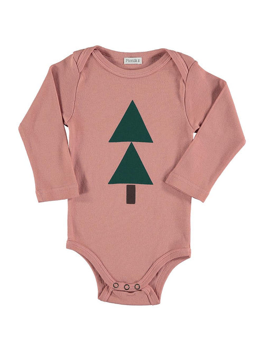 FIR PINK LONG SLEEVE BODYSUIT