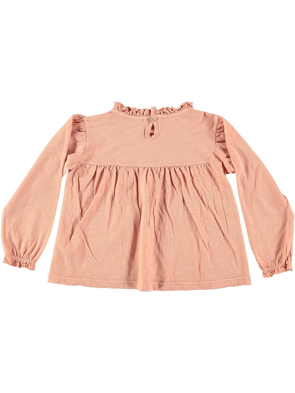 LIGHT PINK SHIRT WITH ROSE GOLDEN EMBROIDERY