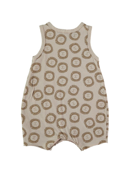 SUNS STONE PRINTED SUNLIGHT SUSPENSION JUMPSUIT