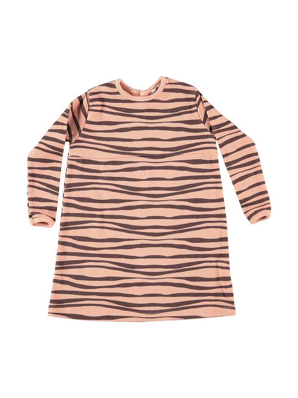 LIGHT PINK ZEBRA PRINT BABY DRESS