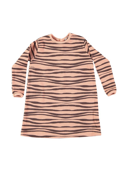 LIGHT PINK ZEBRA PRINT BABY DRESS