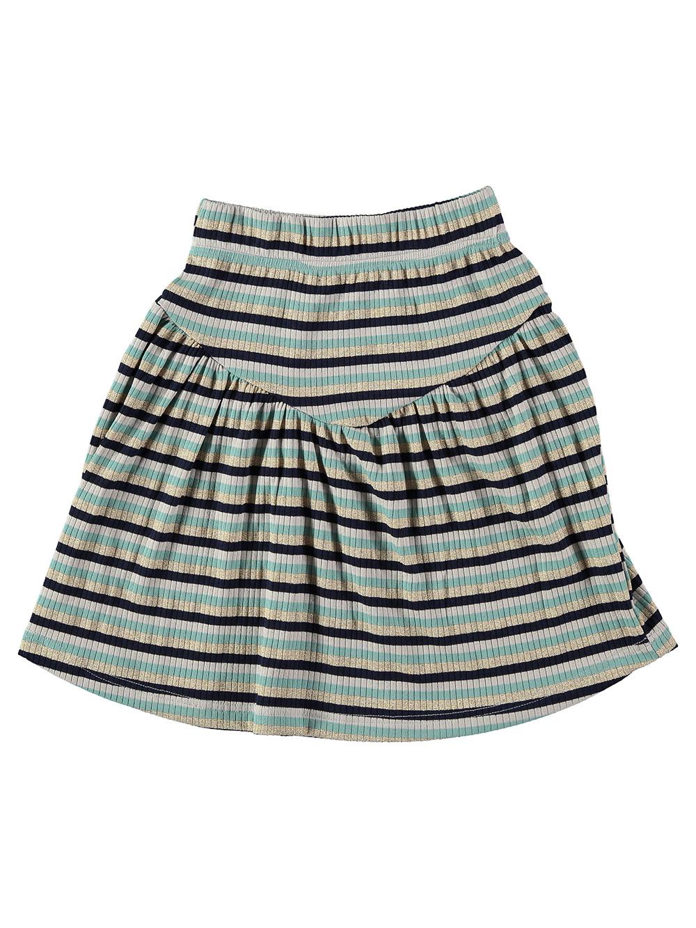 MULTI-STRIPED SKIRT